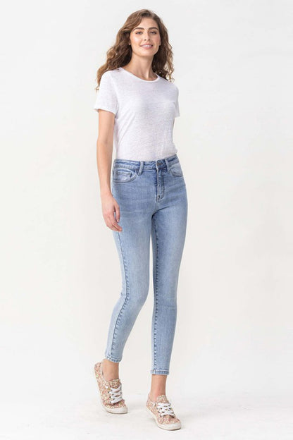 High Rise Skinny Cropped Jeans