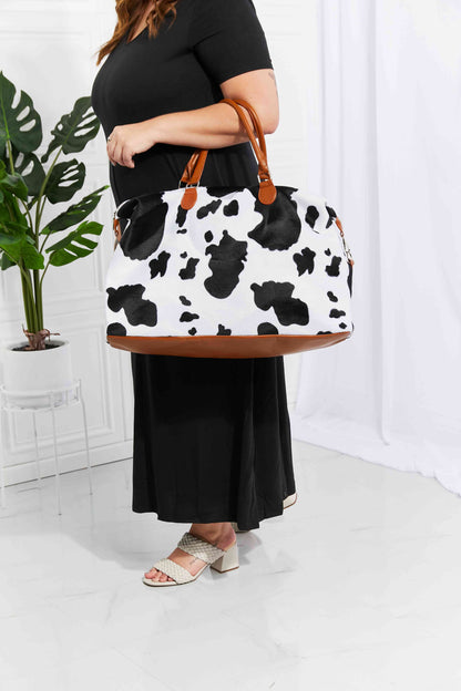 Cow Print Maxi Tote Bag