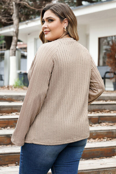 Plus Size Knit Long Sleeve