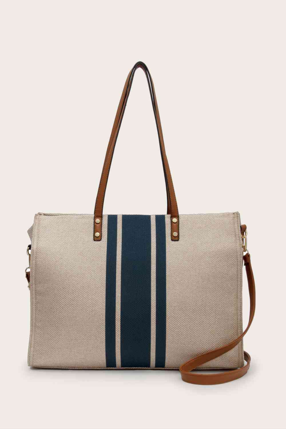 Classic Striped Tote Bag