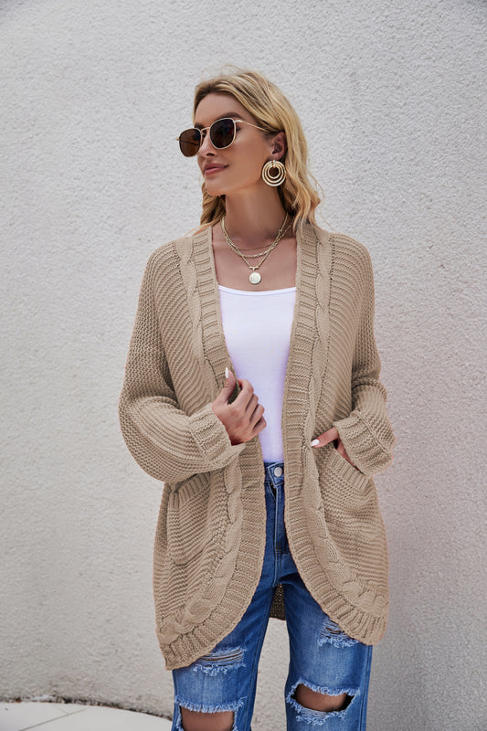Classic Cable Knit Cardigan 1.0