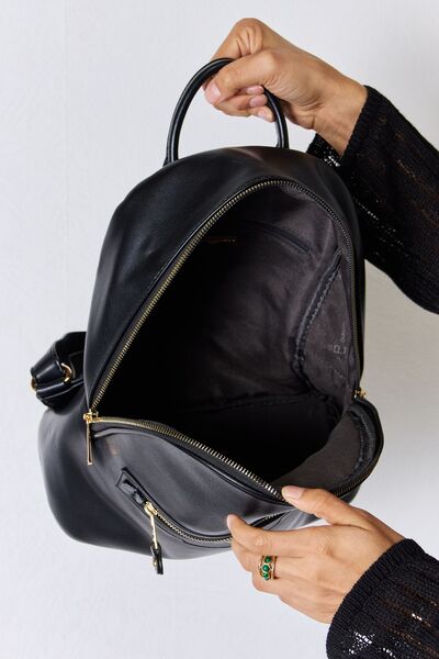 Classic Midi Pleather Backpack