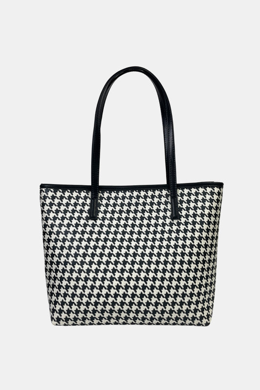 Houndstooth Tote Bag